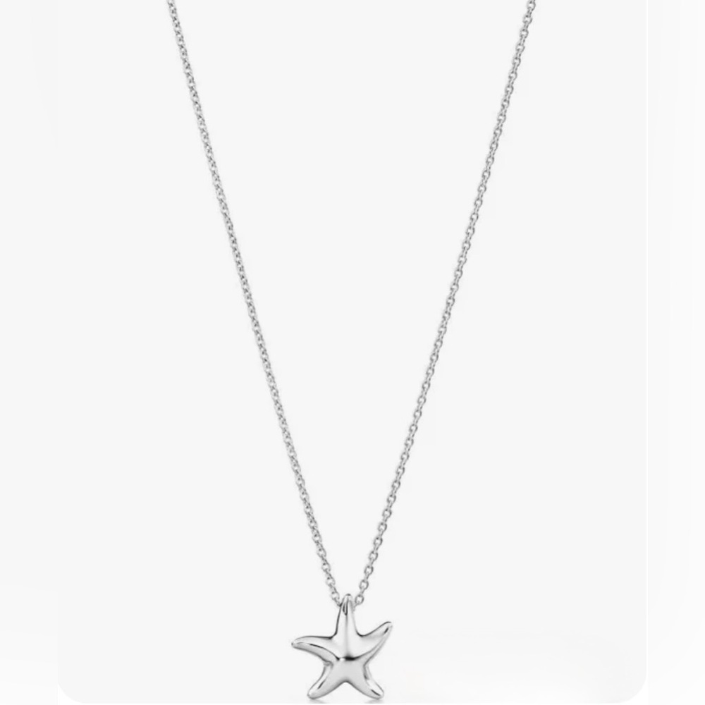 Vintage Tiffany & Co. Elsa Peretti Starfish Necklace – Solid Sterling Silver - Picture 6 of 6